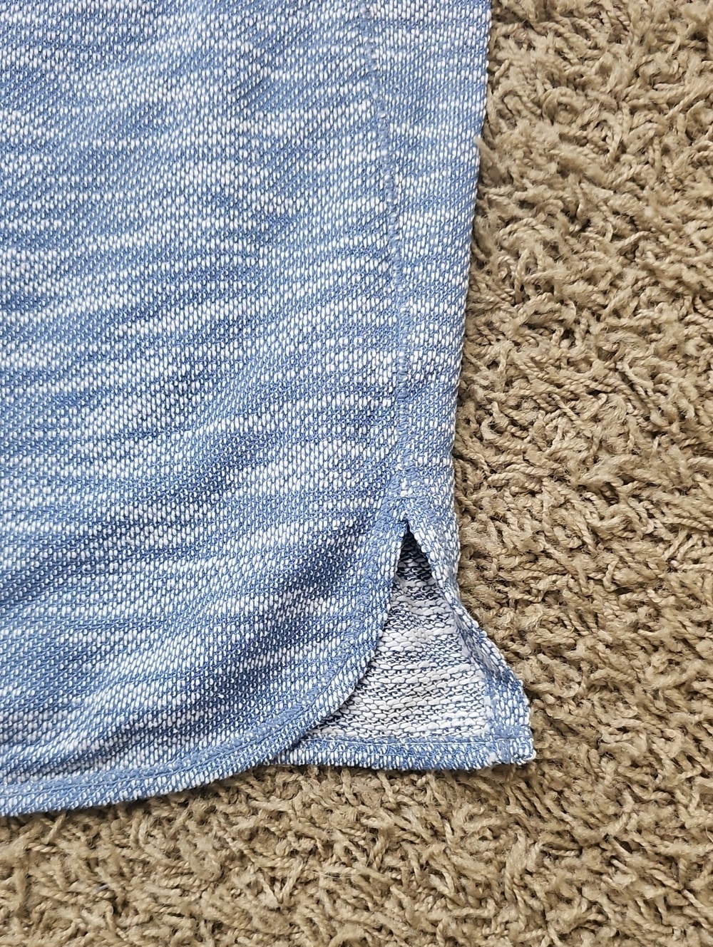 NWT Max Studio Weekend Dress Blue White Sleeveless Large Shift Pull On - Picture 3 of 6